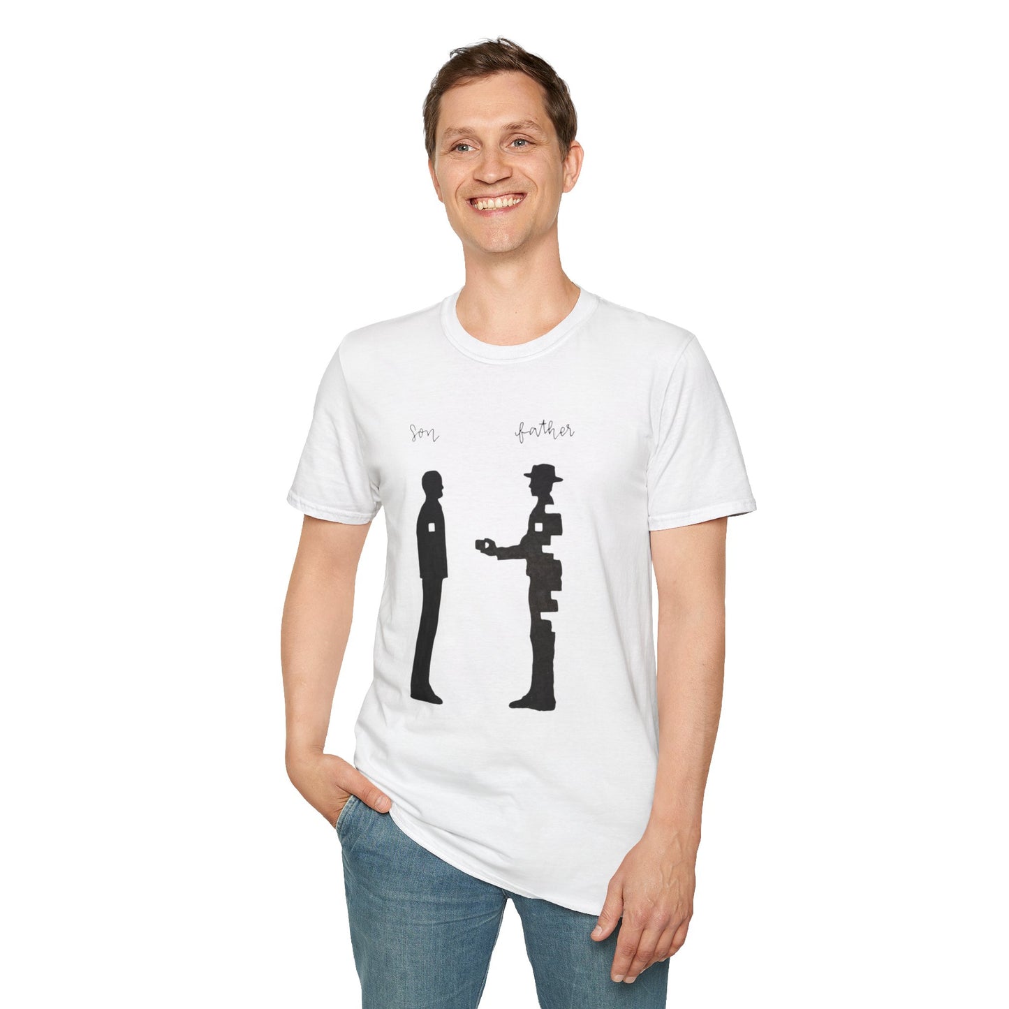 Father and Son Connection TShirt Family Gift Dad Shirt Unisex Tee Meaningful Apparel Fathers Day Family Bonding