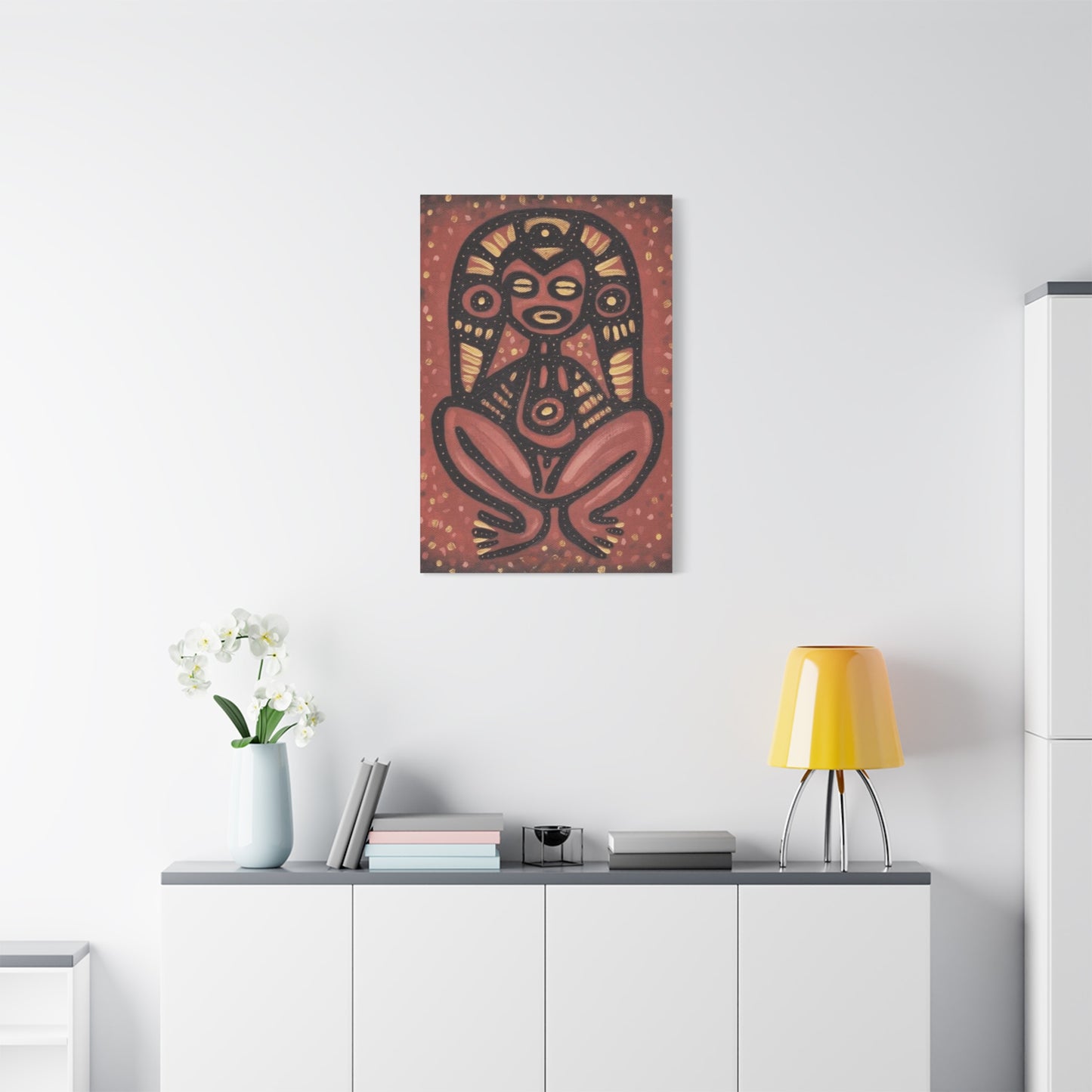 PUERTO RICO Culture Indians Inspired Print, Modern Tribal Artwork