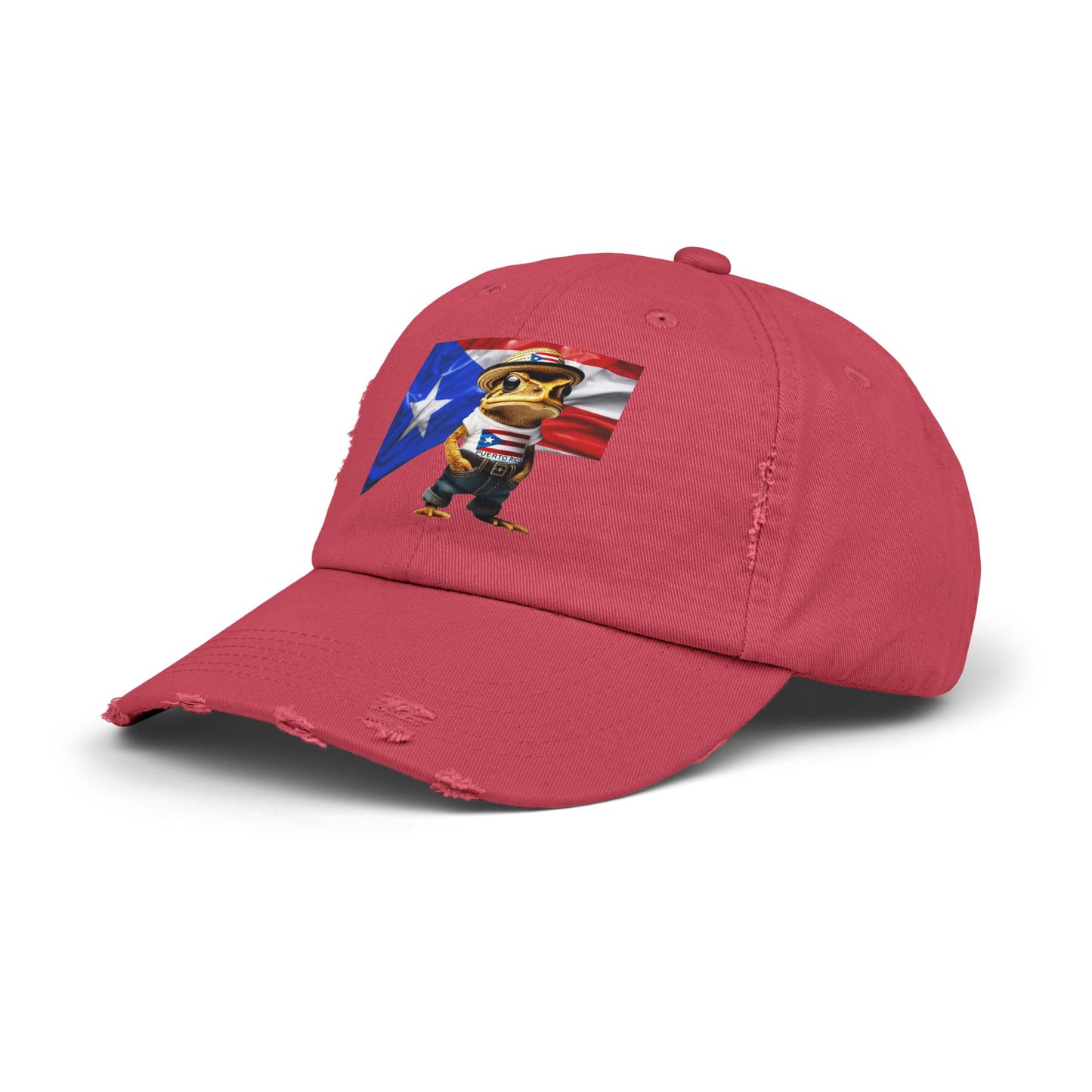 Borinquen Style: Puerto Rican Heritage Hats Unisex Distressed Cap