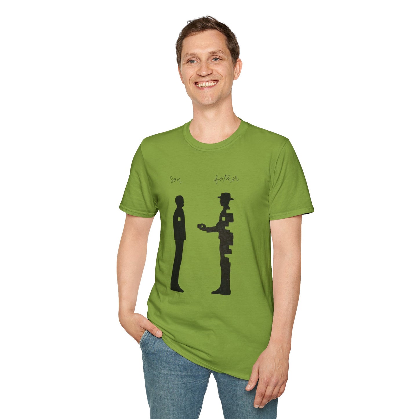 Father and Son Connection TShirt Family Gift Dad Shirt Unisex Tee Meaningful Apparel Fathers Day Family Bonding