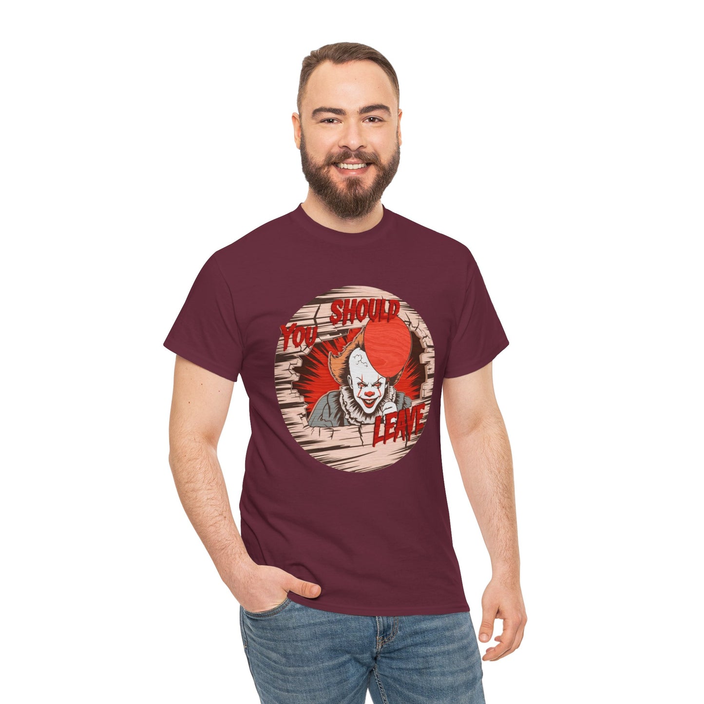 Horror Graphic Tee, Halloween Costume Shirt, Unisex Creepy Cotton Tee, Funny Horror T-Shirt, Retro Scary Outfit