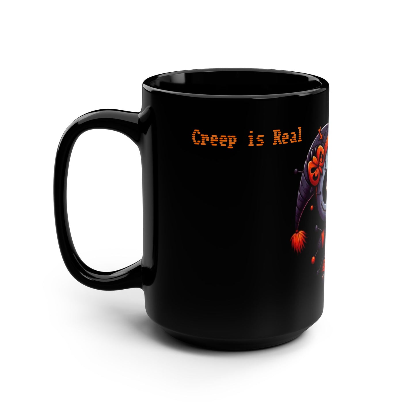 Wickedly Fun Halloween Mug Creepy Coffee Mug, Pumpkin Design, Goth Halloween Decor, Spooky Gift for Halloween Lovers