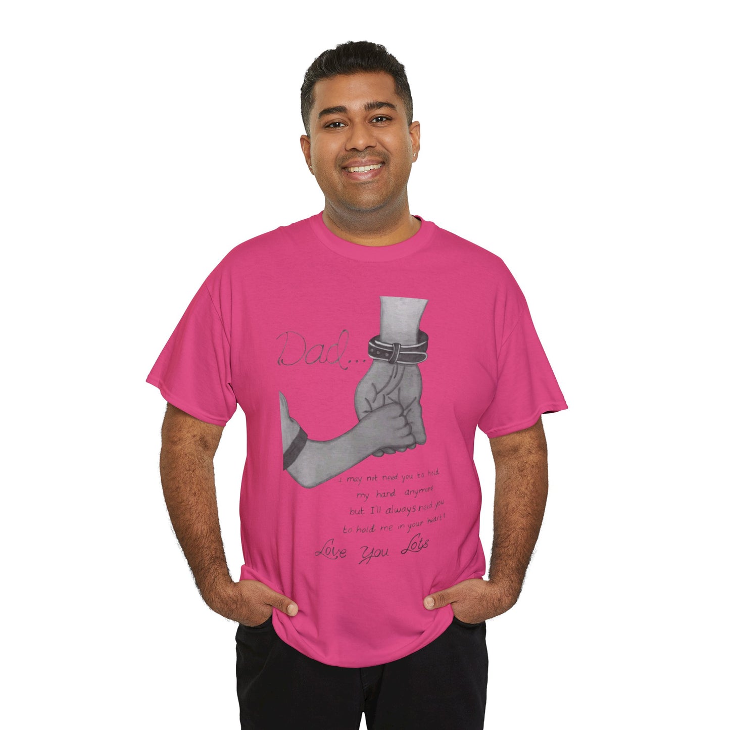 Heartfelt Dad Tee, Perfect Gift for Father's Day, Casual Wear, Family Bonding, Unisex Cotton Shirt, Thoughtful Keepsake