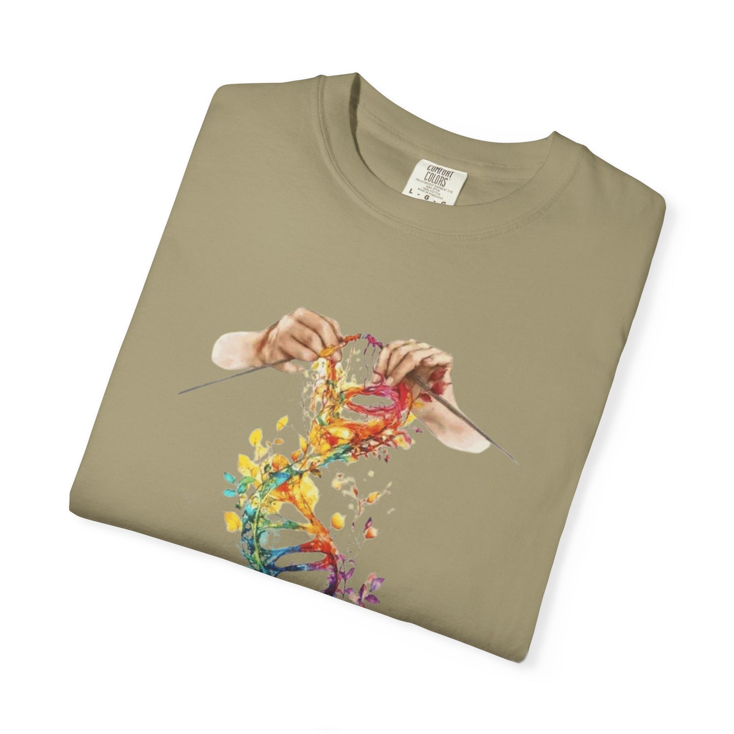 👚 Soft. Stylish. Mom-approved. Order now and gift her something she'll actually wear! Colorful DNA Art Unisex T-shirt, Science Tee, Creative Garment, Gift for Scientists,