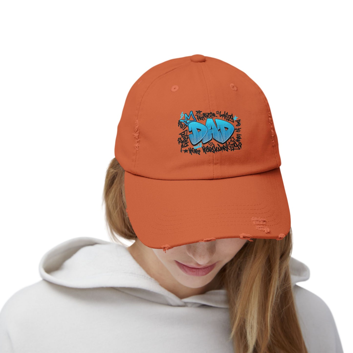 Cool Dad Distressed Cap | Fun Gift for Father's Day, Casual Wear, Unique Style, Vintage Hat, Dad Gifts