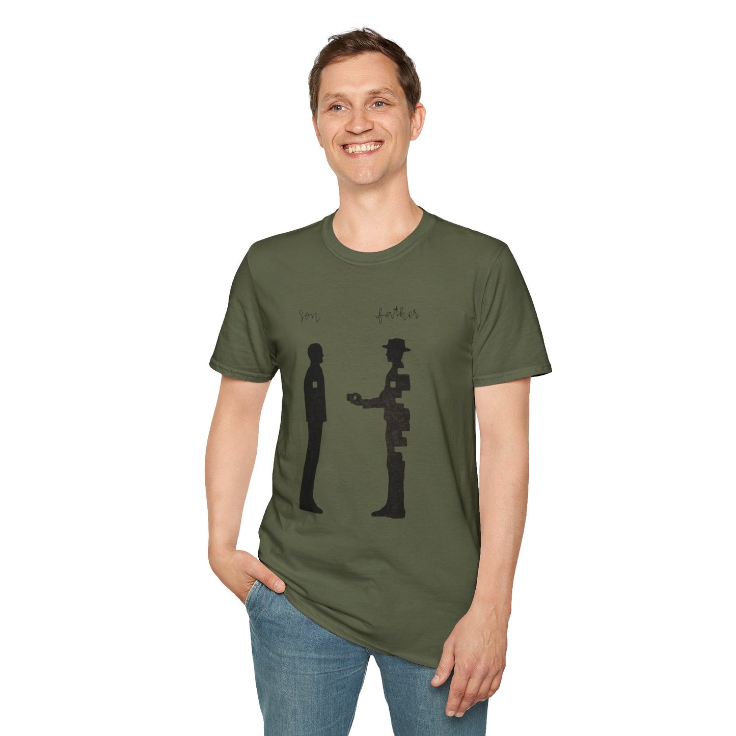 Father and Son Connection TShirt Family Gift Dad Shirt Unisex Tee Meaningful Apparel Fathers Day Family Bonding