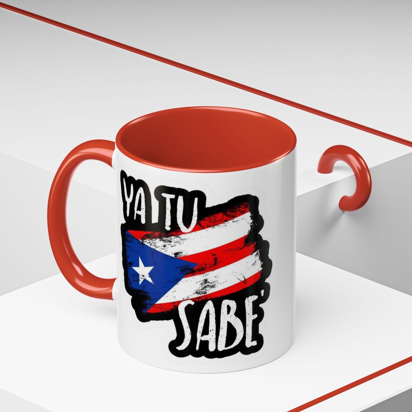 Café con Boricua: Puerto Rico-Themed Mugs & Cups Artistic Boricua Mug Accent Coffee Mug (11, 15oz)