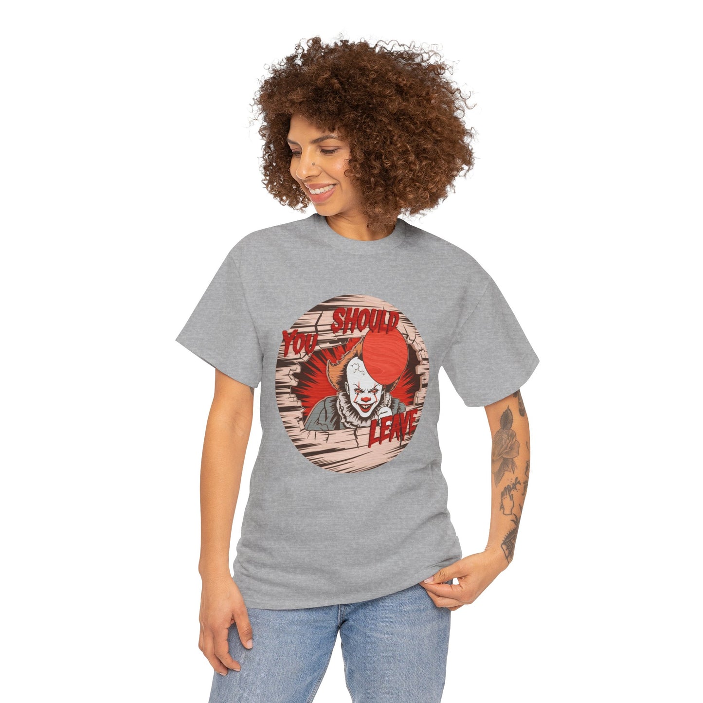 Horror Graphic Tee, Halloween Costume Shirt, Unisex Creepy Cotton Tee, Funny Horror T-Shirt, Retro Scary Outfit