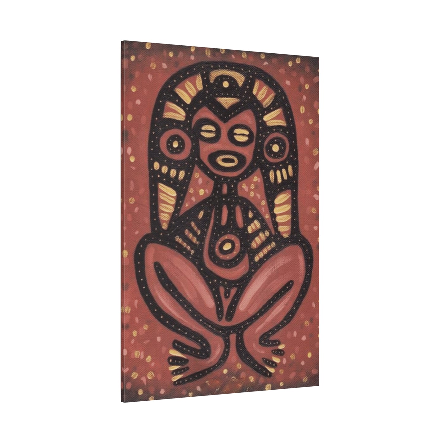 PUERTO RICO Culture Indians Inspired Print, Modern Tribal Artwork
