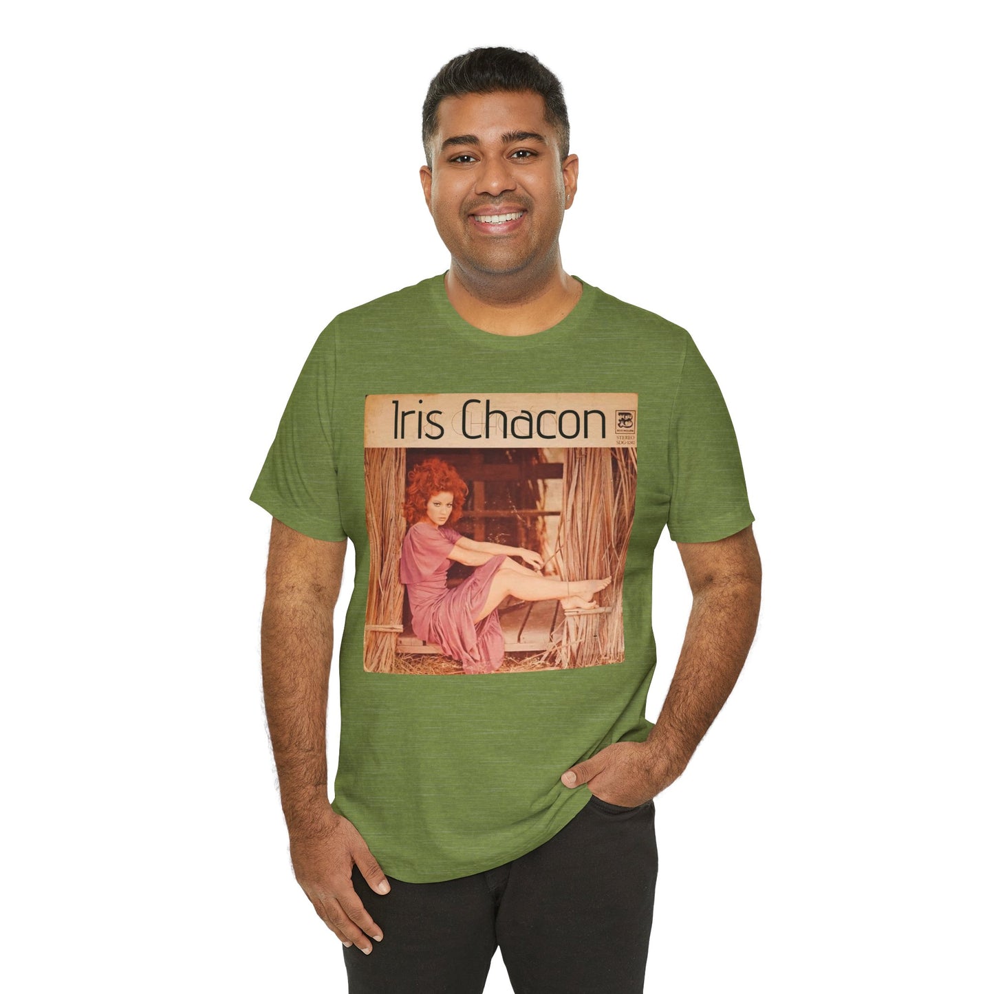 Retro Iris Chacon Unisex Tee, Vintage Music Shirt, Bohemian T-Shirt, Gift for Her, 90s Style Top