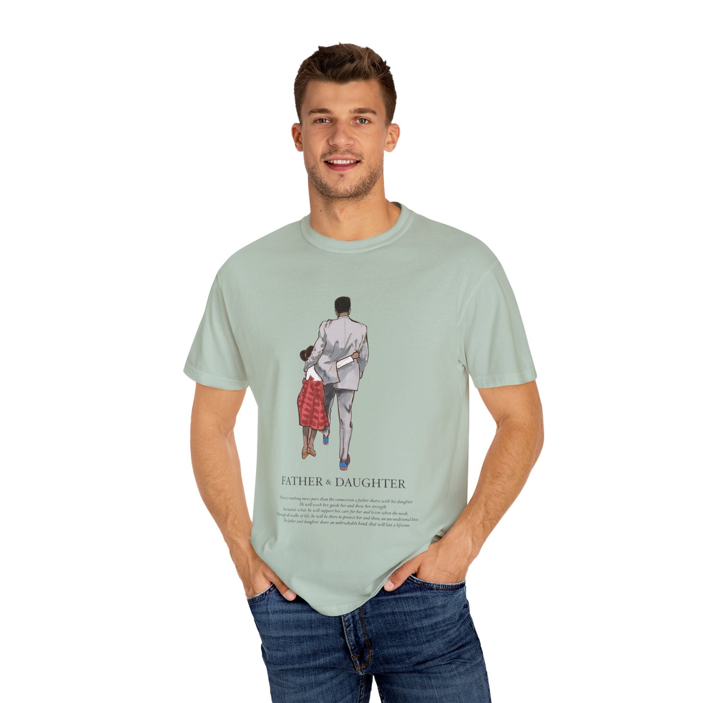 Father & Daughter Unisex T-Shirt, Heartwarming Gift for Dad, Perfect for Father's Day, Family Bonding, Casual Wear
