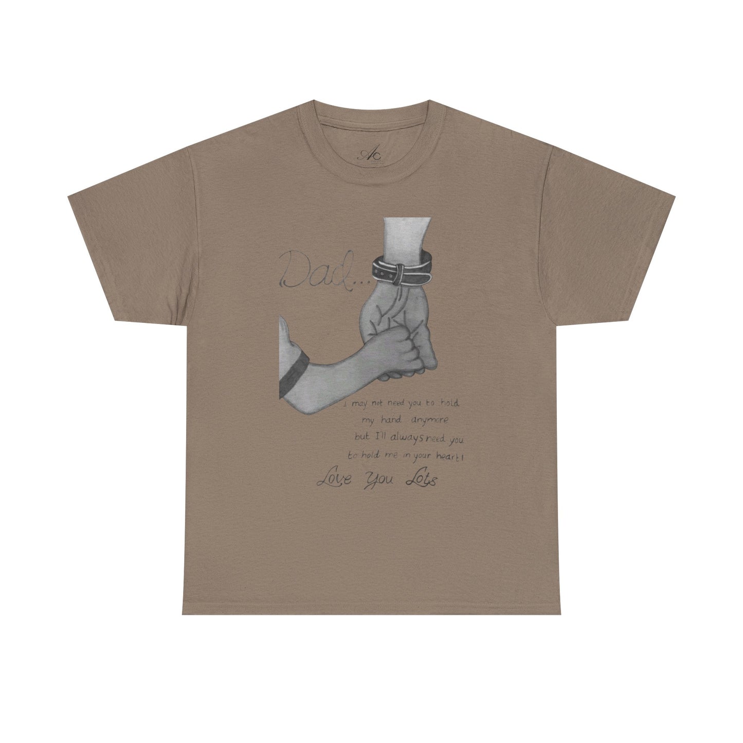 Heartfelt Dad Tee, Perfect Gift for Father's Day, Casual Wear, Family Bonding, Unisex Cotton Shirt, Thoughtful Keepsake