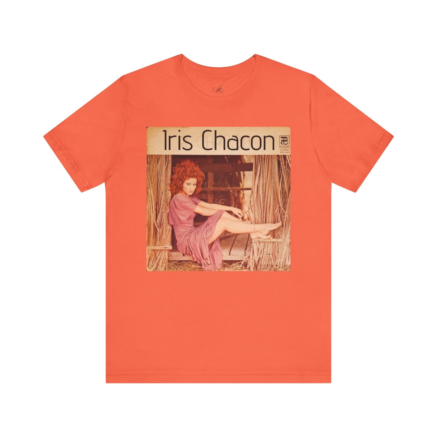 Retro Iris Chacon Unisex Tee, Vintage Music Shirt, Bohemian T-Shirt, Gift for Her, 90s Style Top