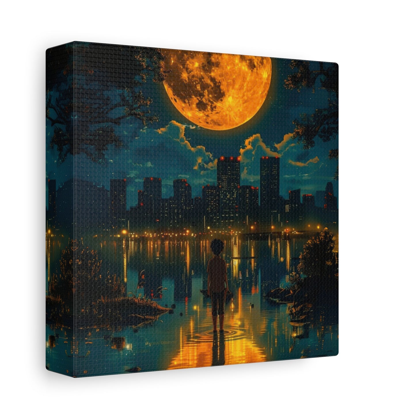 Because words have the power to move you let them live on your wall, Unique Nightscape Decoration, Perfect for Any Occasion