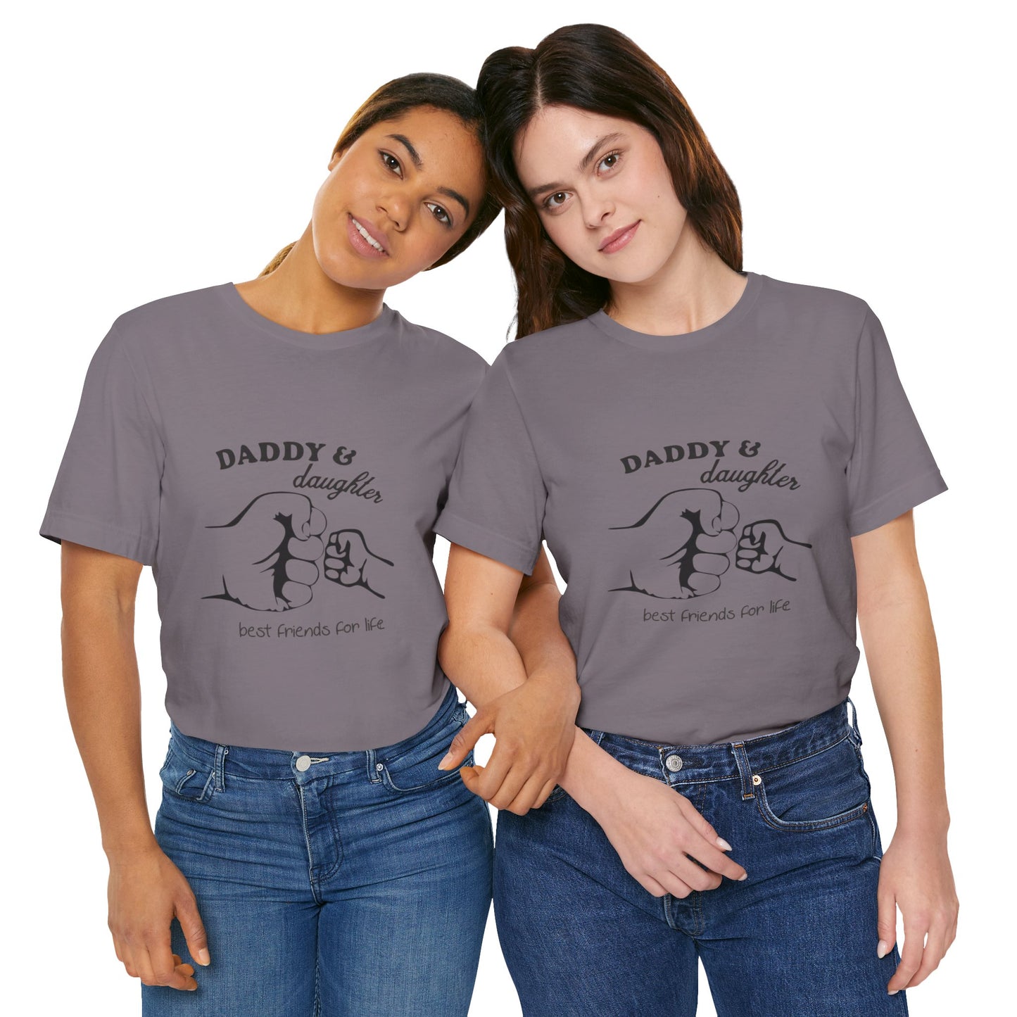 Daddy Daughter Best Friends Unisex Tee Fathers Day Gift, Family Matching Shirts, Kids & Dad Tee, Cute Parenting Apparel
