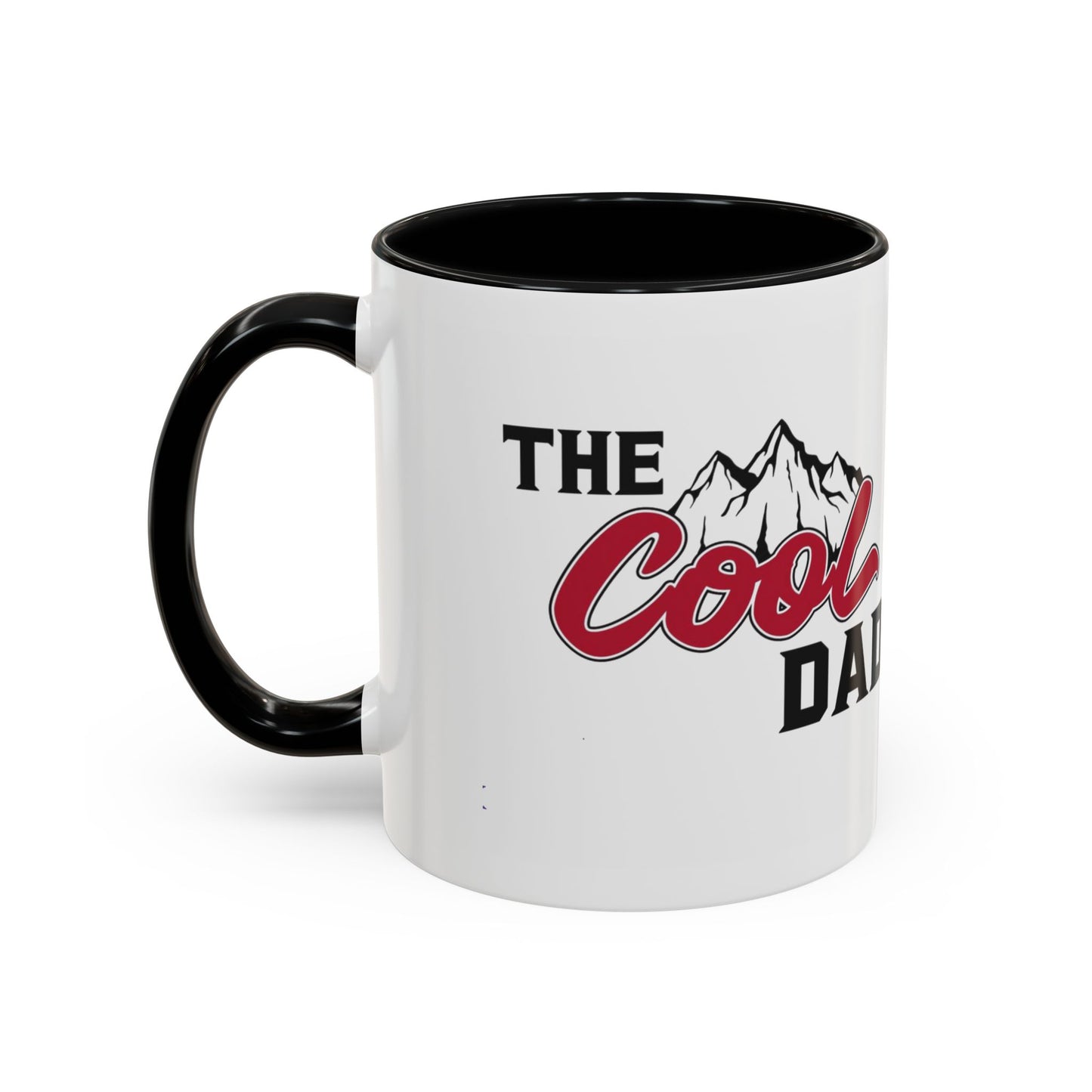 Cool Dad Mountain Accent Coffee Mug – Father’s Day Gift, Birthday Mug, Adventure-Themed Cup (11oz)