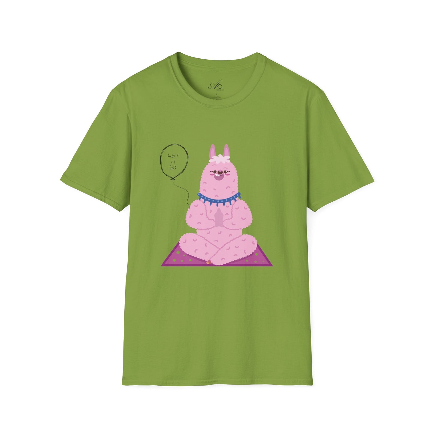 ✨ Let your outfit reflect your inner peace. Meditating Bunny T-Shirt, Softstyle Tee for Relaxation, Chill Vibes Apparel, Perfect Gift for Yoga Lovers, Cute Animal Graphic Tee