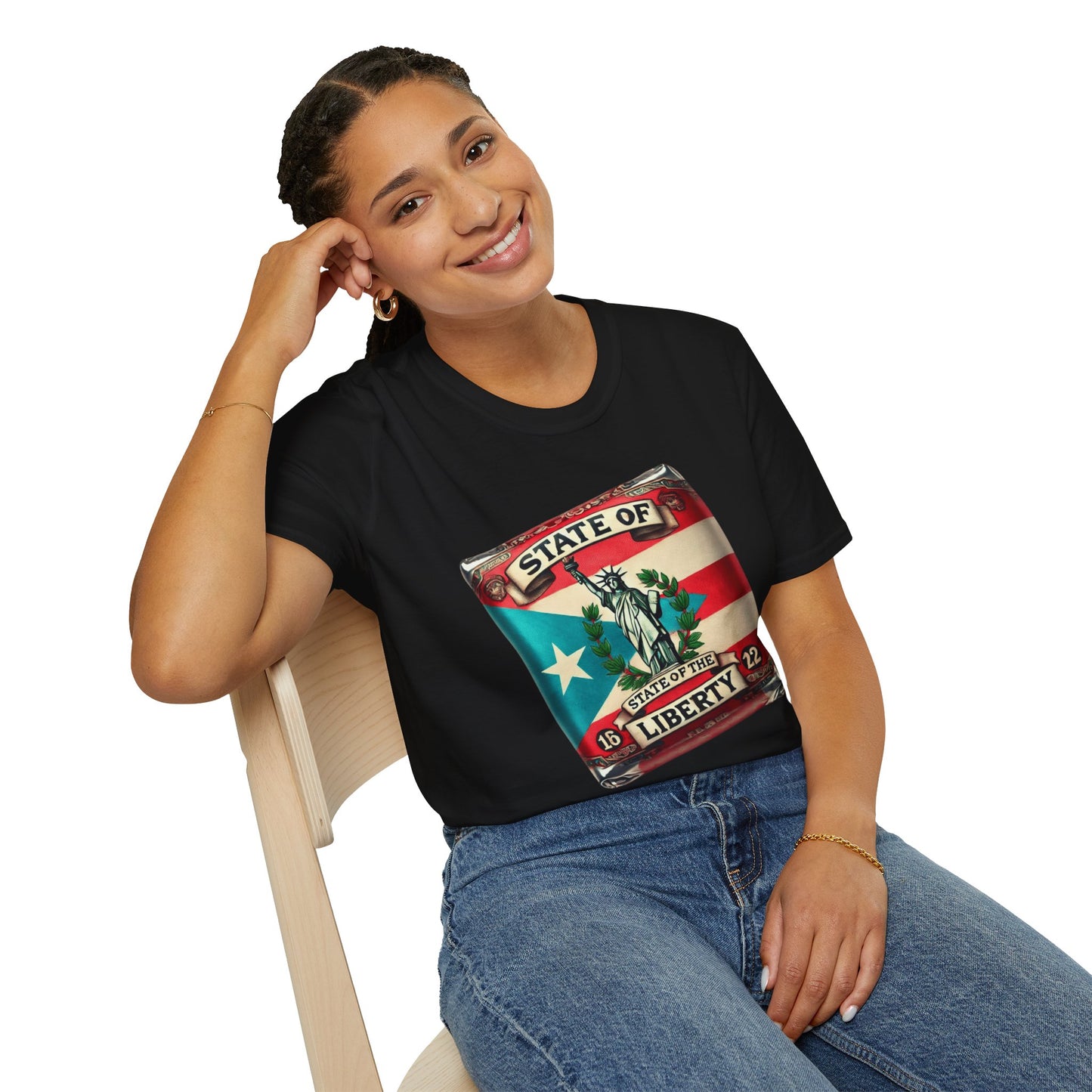 Puerto Rican Heritage Shirt Gift for Patriots, National Holiday Apparel, USA Pride Shirt