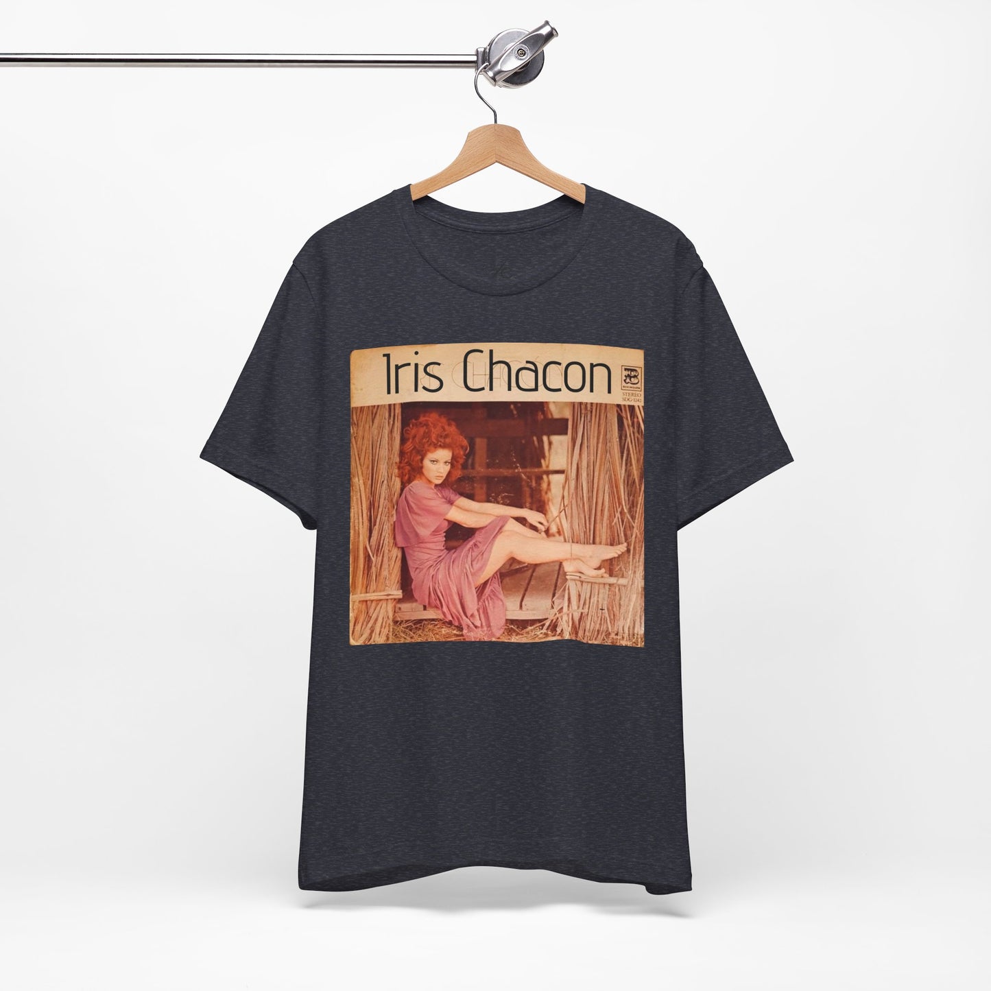 Retro Iris Chacon Unisex Tee, Vintage Music Shirt, Bohemian T-Shirt, Gift for Her, 90s Style Top