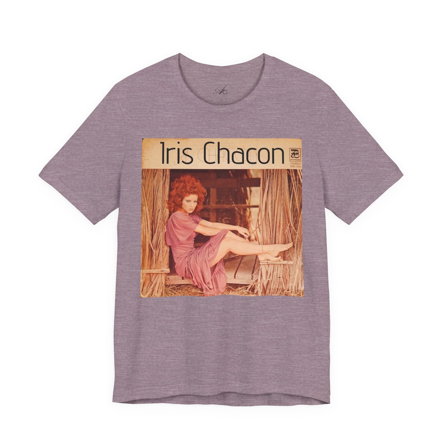 Retro Iris Chacon Unisex Tee, Vintage Music Shirt, Bohemian T-Shirt, Gift for Her, 90s Style Top