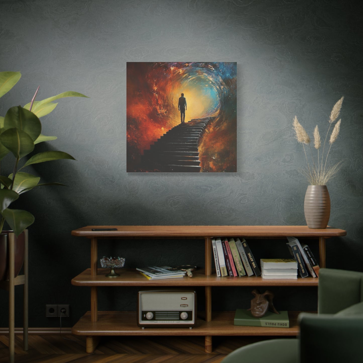 Embrace the Spirit of Nature and Free-Flowing Boho Vibes Spiritual Journey Canvas Art, Inspirational Meditation Decor, Inspirational Quote Wall Art