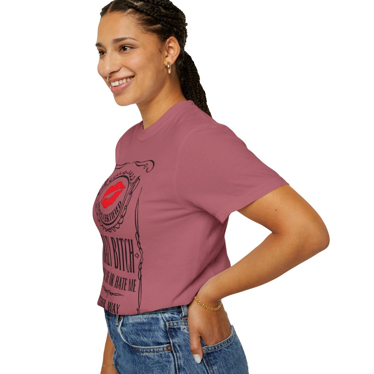 Sarcasm in Style – Funny Graphic Tee" Crazy Bitch Unisex T-Shirt | Fun Casual Wear, Gift for Friends, Birthday Humor Tee, Playful Statement Shirt,