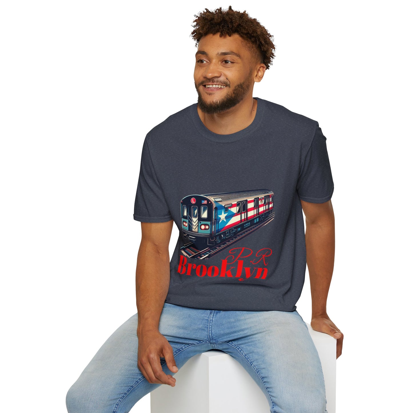 New Yorican and Proud Where Boricua Meets Brooklyn PR Train T-Shirt, Unisex Graphic Tee, Travel Shirt, Gift for NYC Lovers,