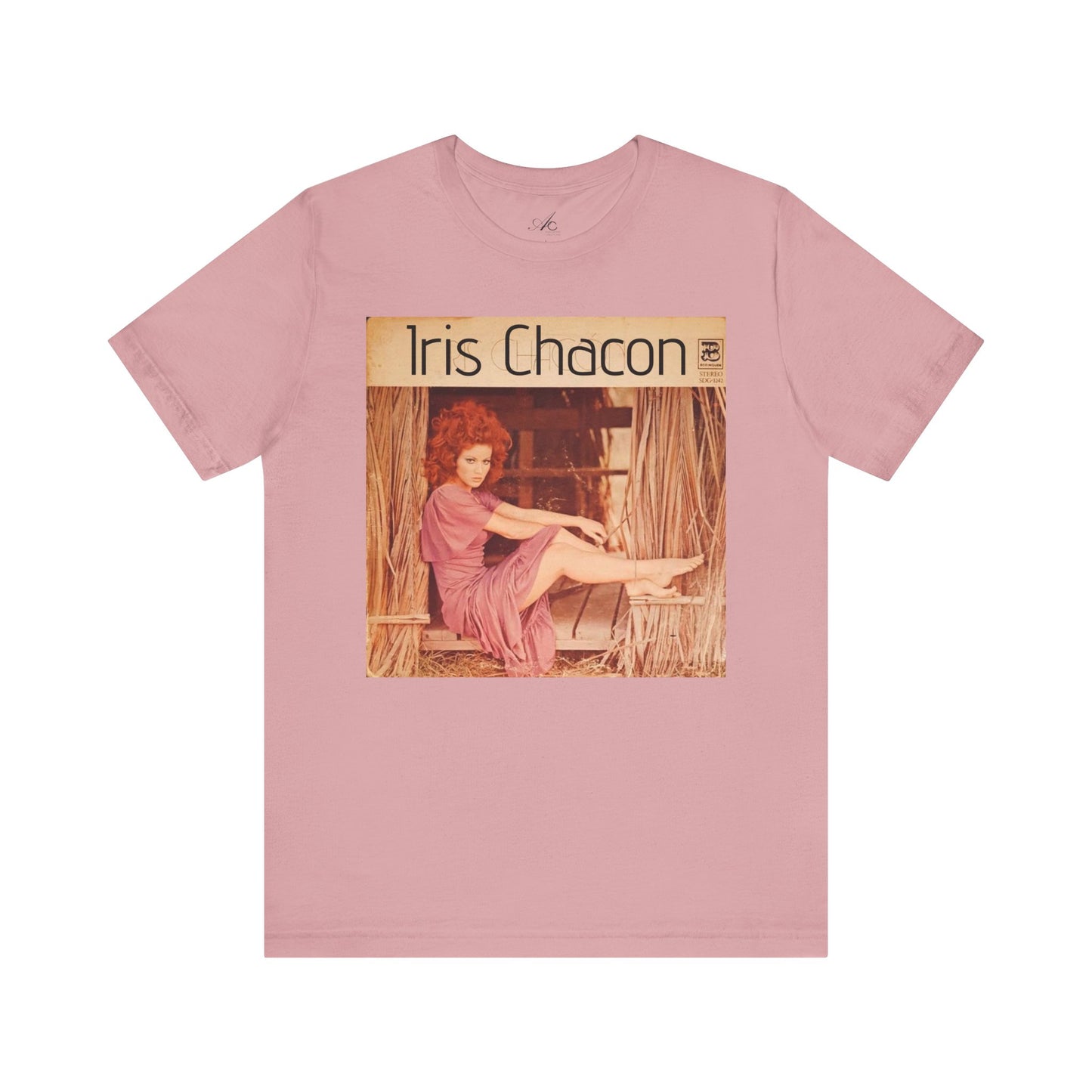 Retro Iris Chacon Unisex Tee, Vintage Music Shirt, Bohemian T-Shirt, Gift for Her, 90s Style Top