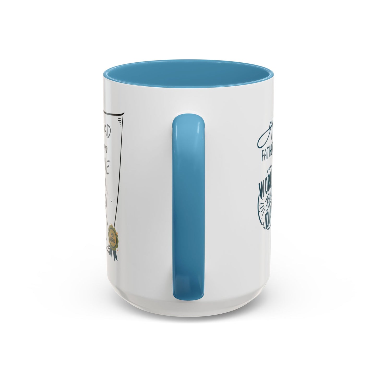 Best Dad Mug Masculine Design Mug Sentimental Fathers Gift Accent Coffee Mug (11, 15oz)