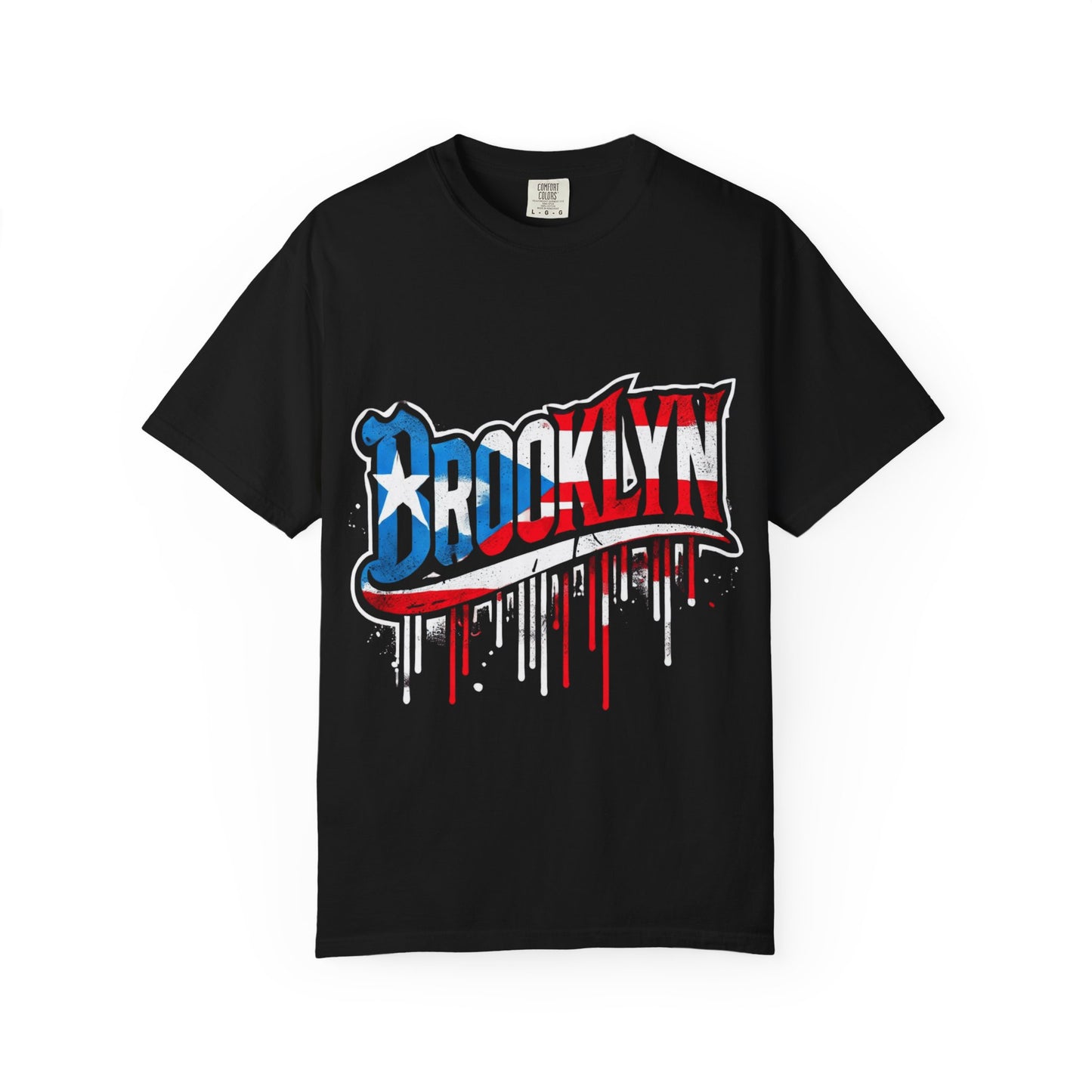 New York Meets Puerto Rico Brooklyn Style Unisex T-Shirt, Streetwear Fashion