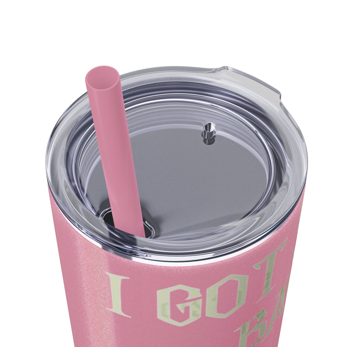 Halloween Skeleton-Themed Tumbler, Got Your Back Drinkware, I Got Your Back Skinny Tumbler, Cute Gifts for Halloween, Fun Vibes for Parties
