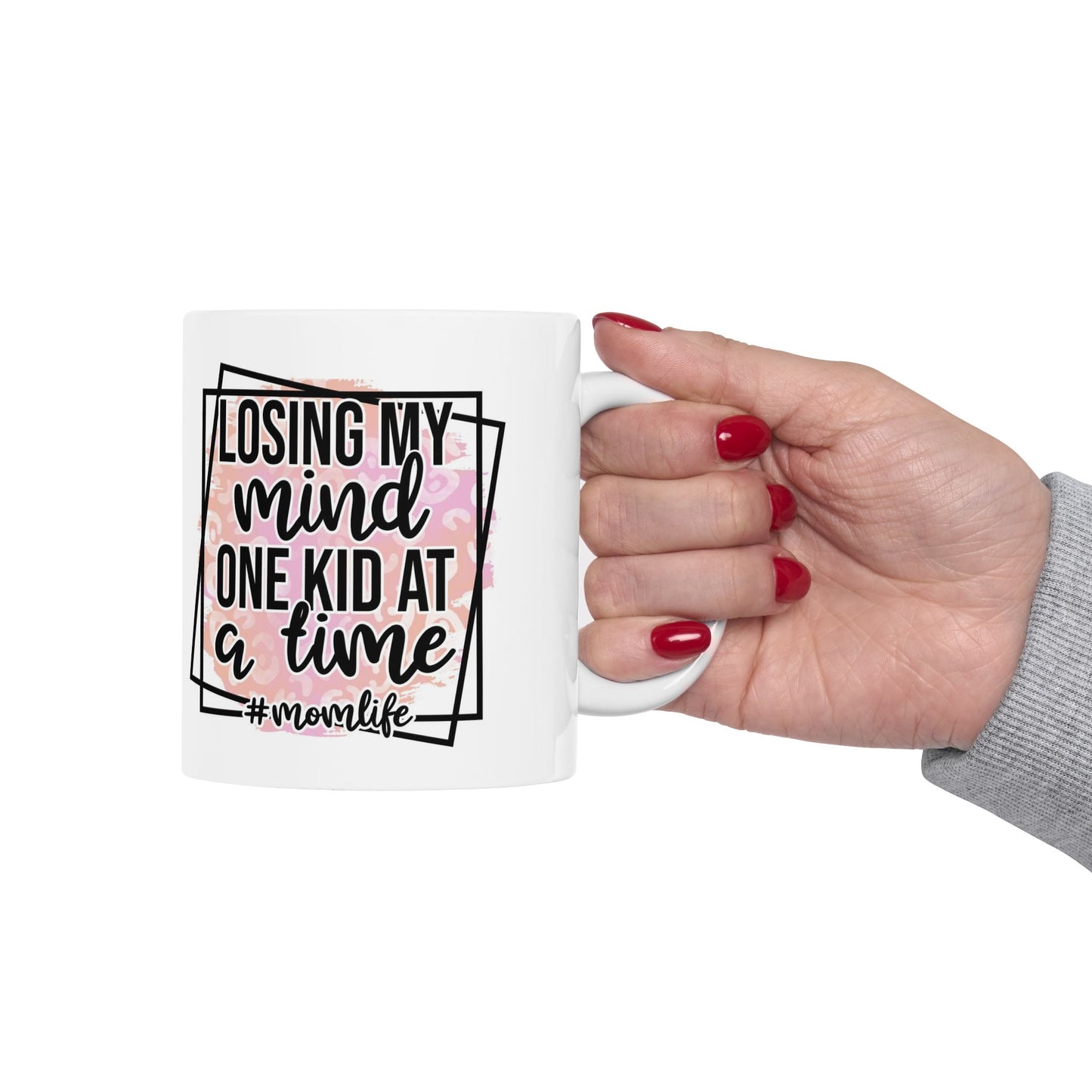 Mindful Moments Ceramic Mug, Coffee Lover Gift, Relaxation Mug, Self-Care Ceramic Cup, Motivational Quote Mug
