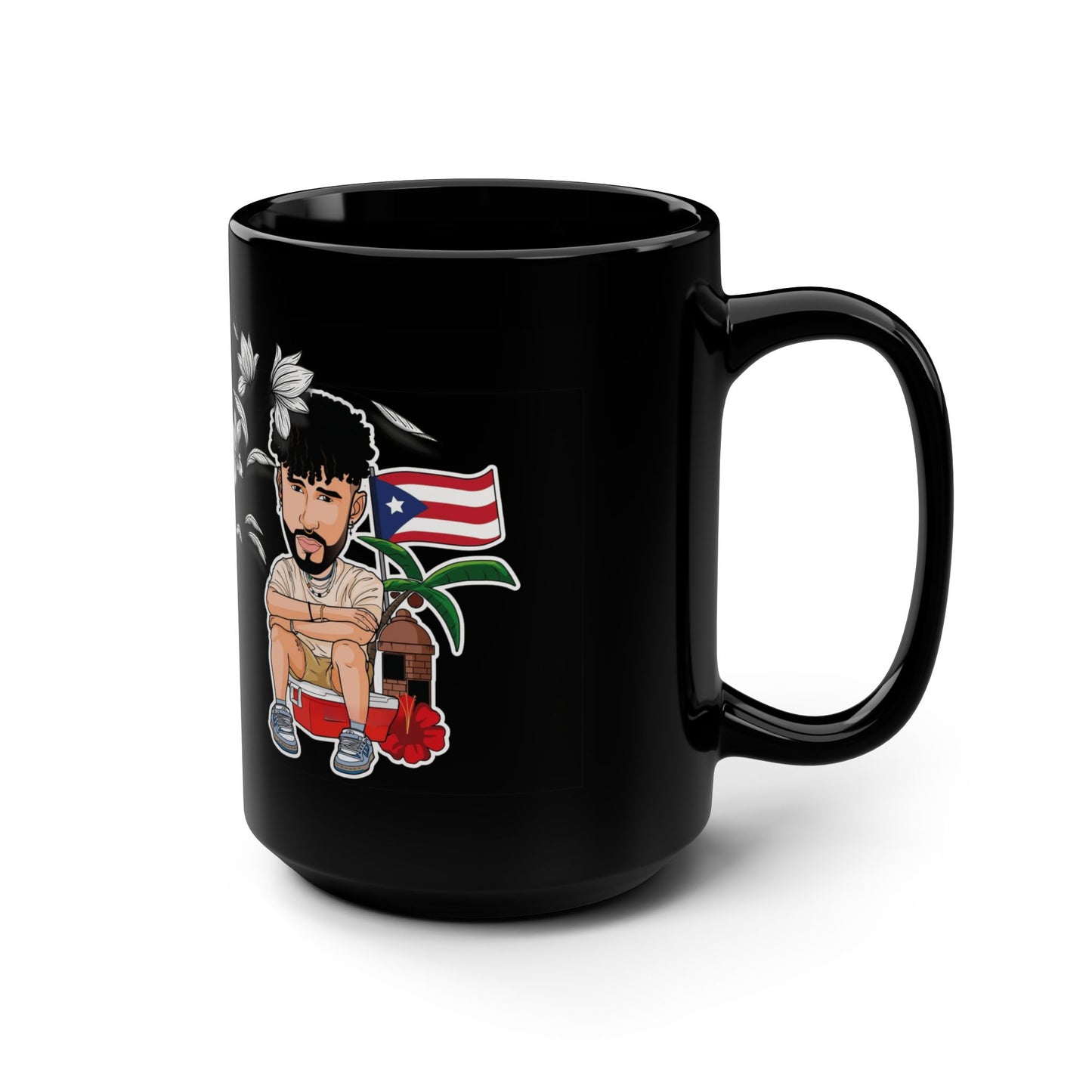 Patriotic Puerto Rican Mug,Gift for Dad, Unique Father's Day Present, Tea Lover's Drinkware