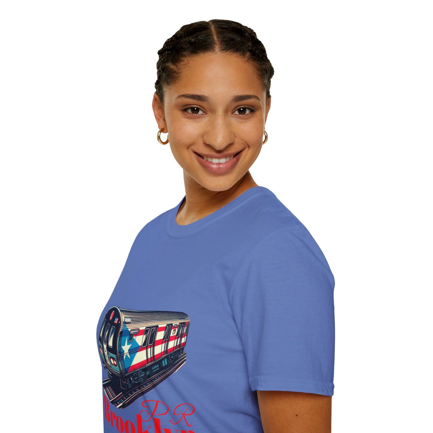 New Yorican and Proud Where Boricua Meets Brooklyn PR Train T-Shirt, Unisex Graphic Tee, Travel Shirt, Gift for NYC Lovers,