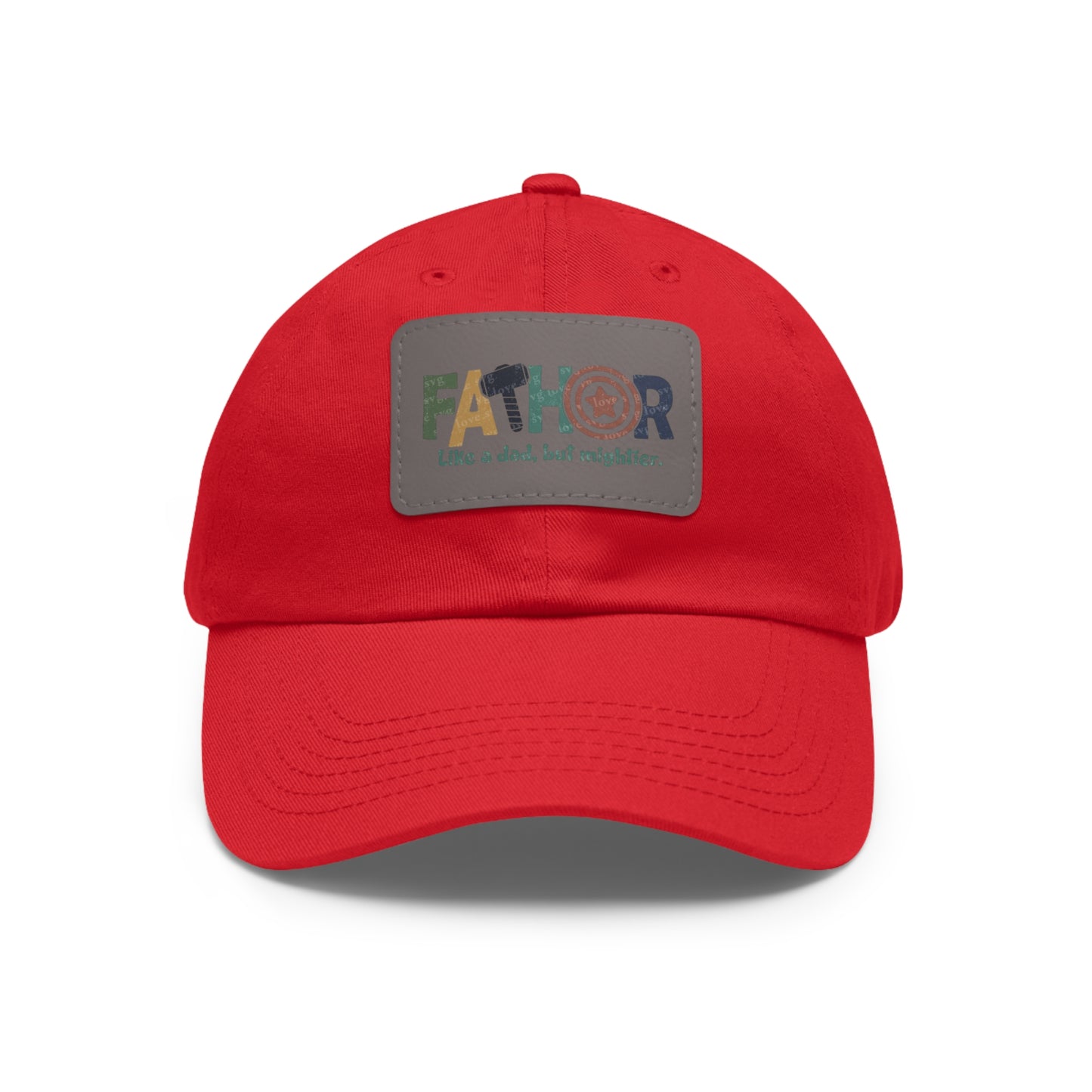 Stylish Dad Hat with Leather Patch - Perfect Gift for Fathers, Dads, Father's Day, Casual Wear, Outdoor Activities