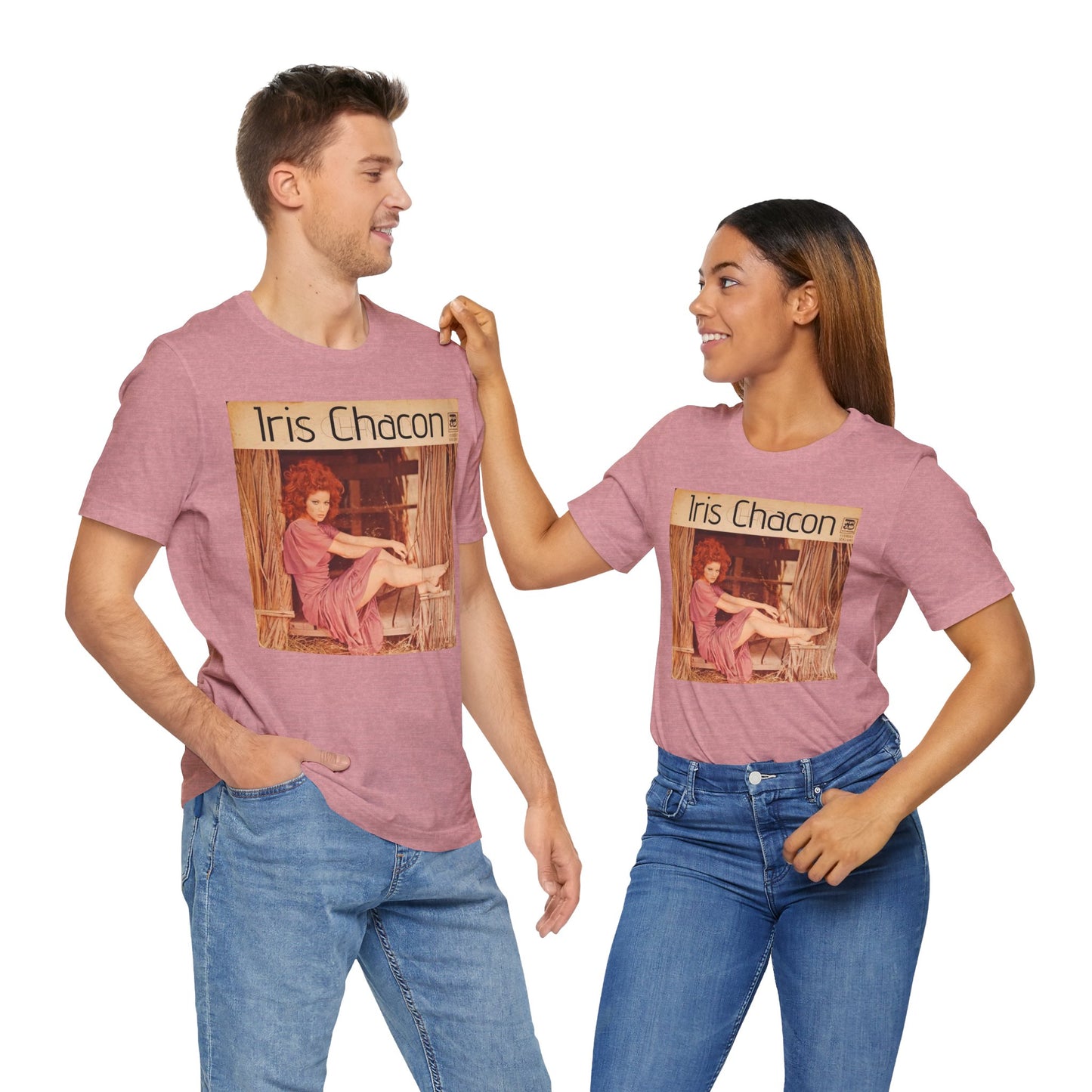 Retro Iris Chacon Unisex Tee, Vintage Music Shirt, Bohemian T-Shirt, Gift for Her, 90s Style Top