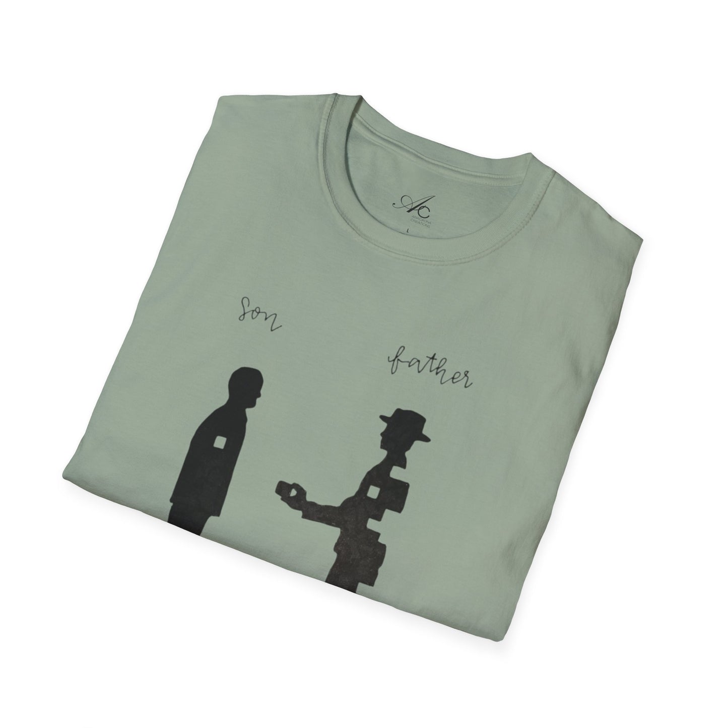 Father and Son Connection TShirt Family Gift Dad Shirt Unisex Tee Meaningful Apparel Fathers Day Family Bonding