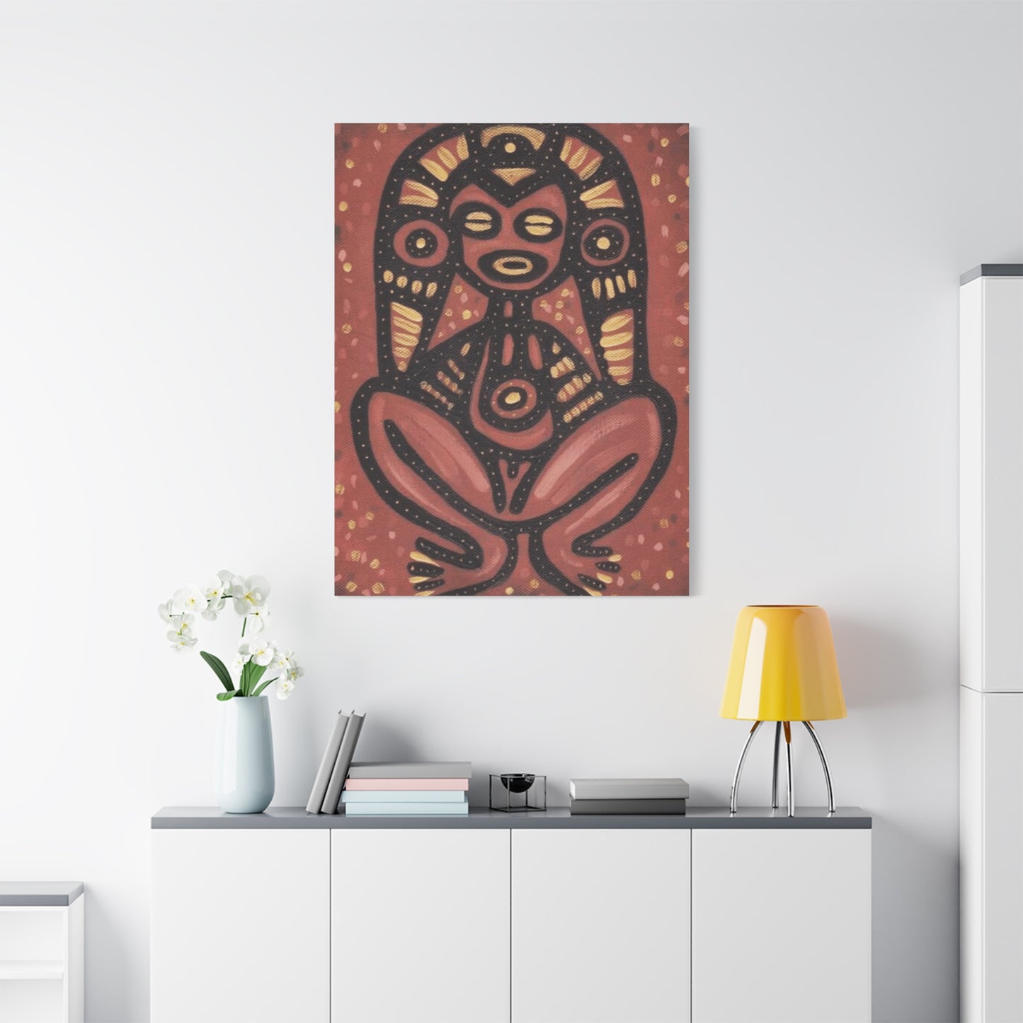 PUERTO RICO Culture Indians Inspired Print, Modern Tribal Artwork