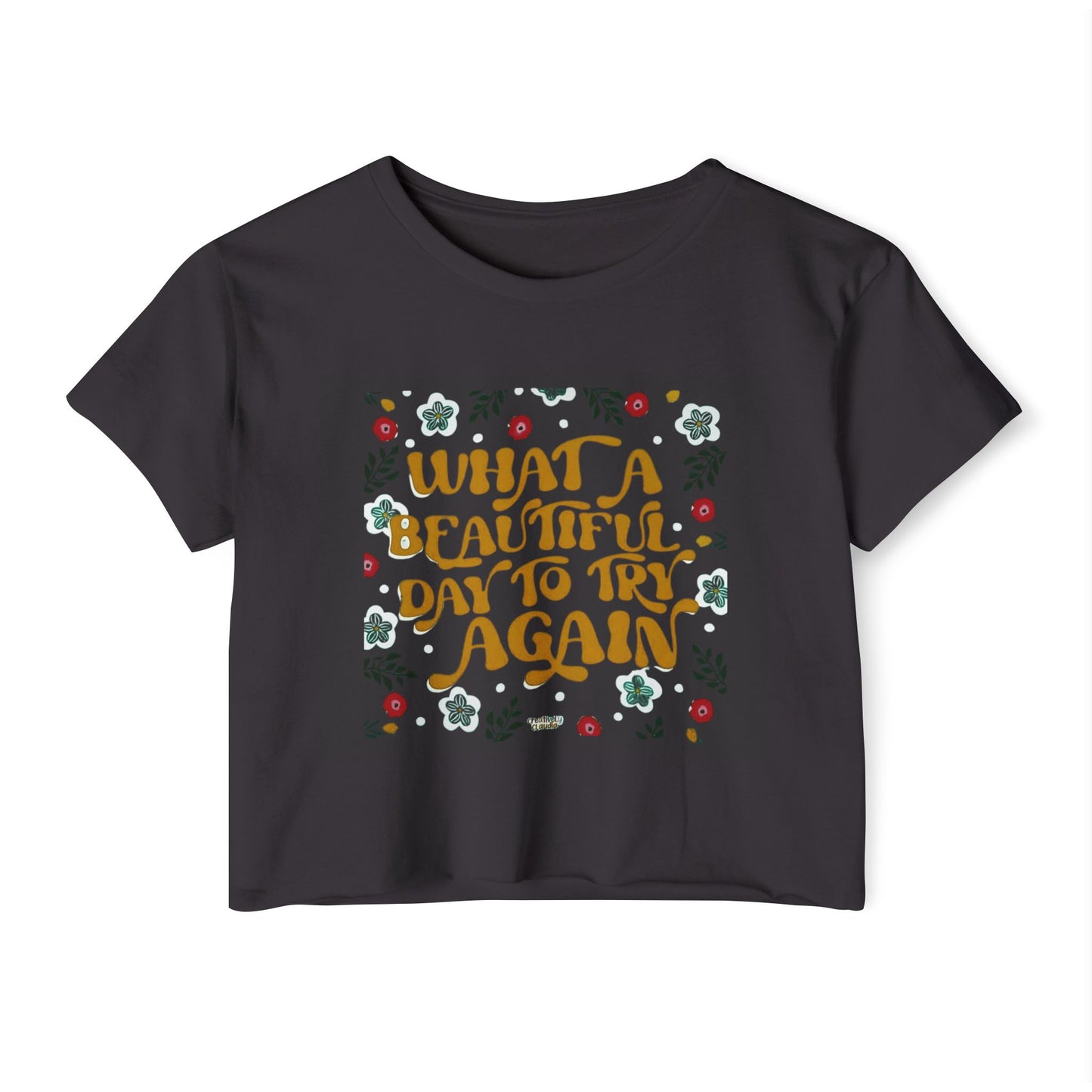 🧘♀️ Wear Your Peace. Women's Festival Crop Top, Boho Chic Summer Top, Loose Festival Shirt, Inspirational Quote Tee, Eco-Friendly Crop Tee