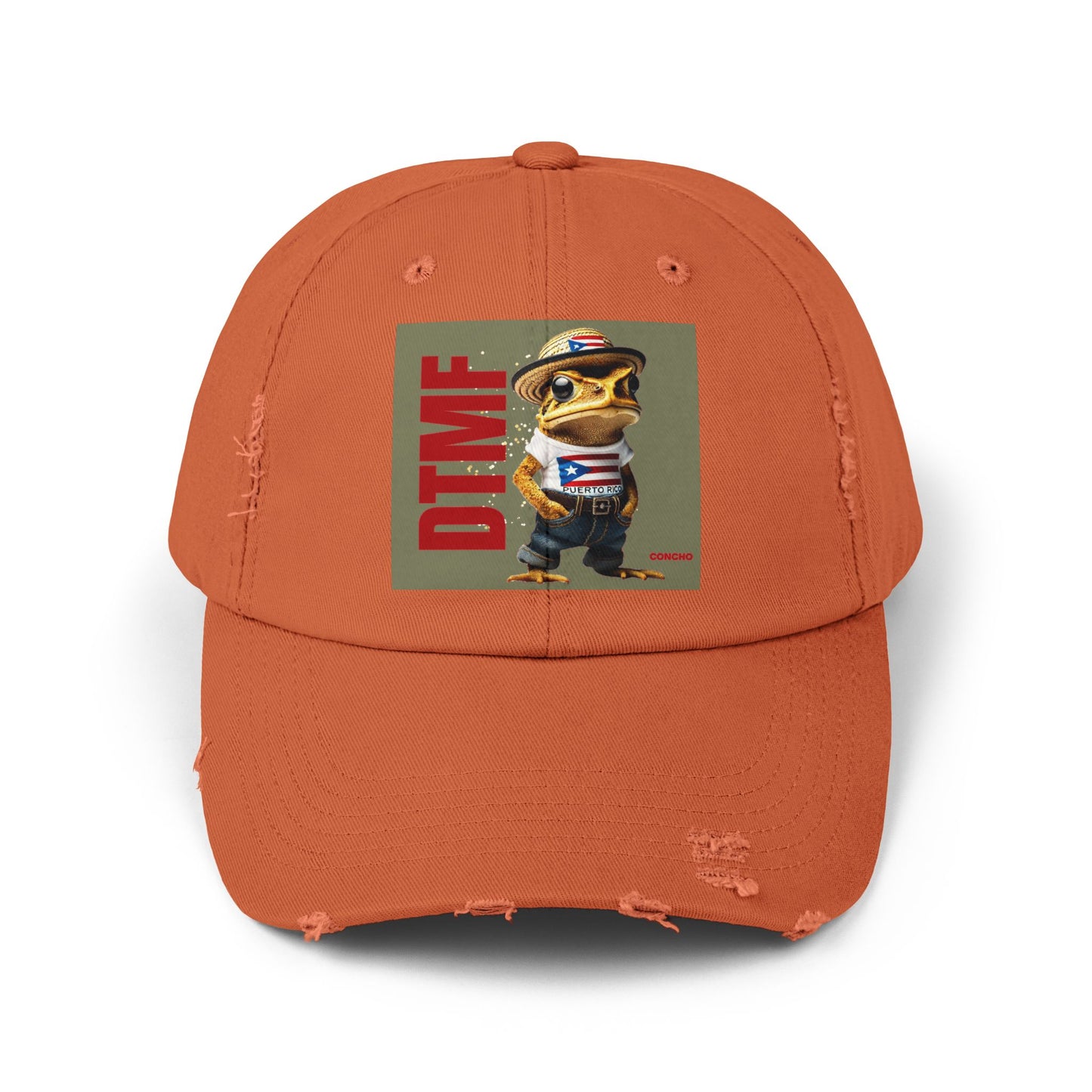 Puerto Rico Swag Island Wear Boricua Hats Unisex Distressed Cap