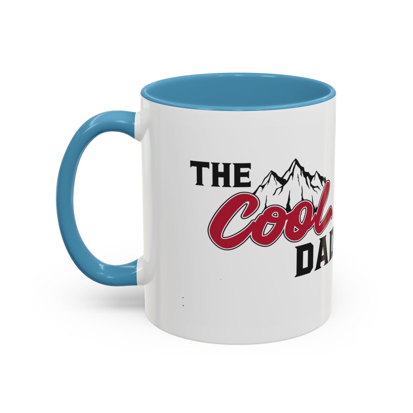 Cool Dad Mountain Accent Coffee Mug – Father’s Day Gift, Birthday Mug, Adventure-Themed Cup (11oz)