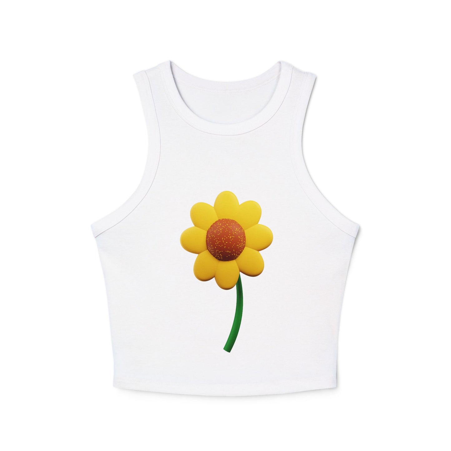 Floral Racer Tank Top Summer Top Women’s Flower Shirt Festival Outfit Top Boho