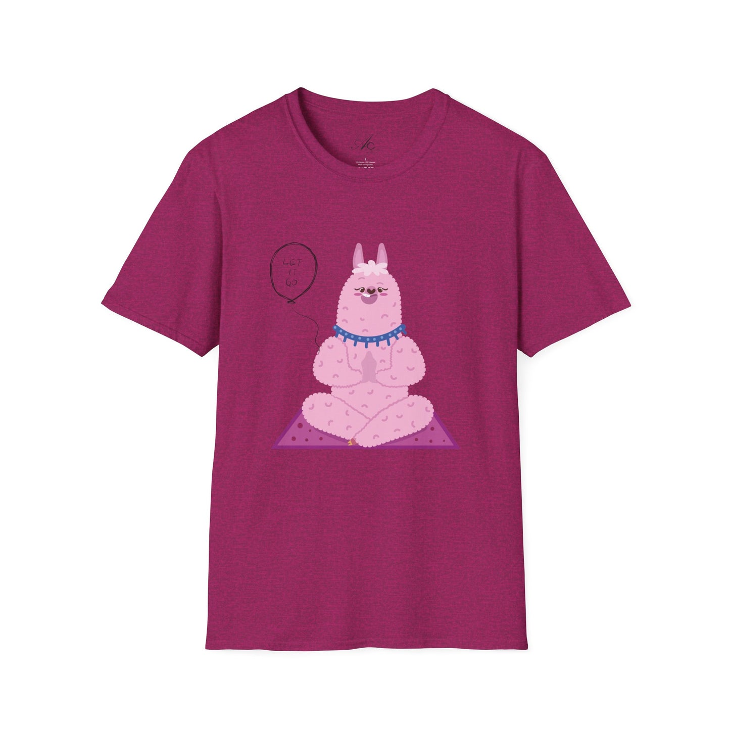 ✨ Let your outfit reflect your inner peace. Meditating Bunny T-Shirt, Softstyle Tee for Relaxation, Chill Vibes Apparel, Perfect Gift for Yoga Lovers, Cute Animal Graphic Tee