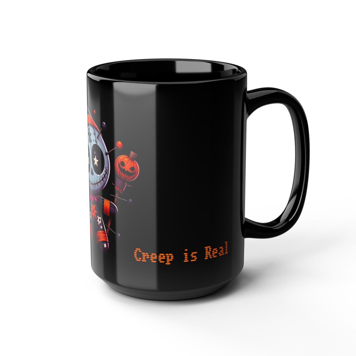 Wickedly Fun Halloween Mug Creepy Coffee Mug, Pumpkin Design, Goth Halloween Decor, Spooky Gift for Halloween Lovers