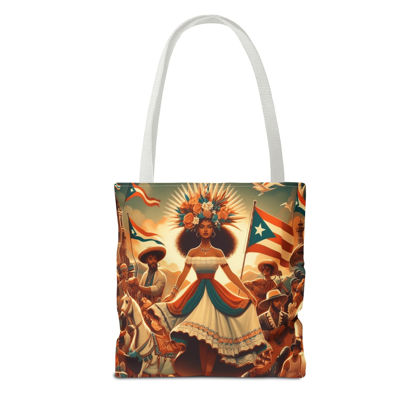 Puerto Rico Design Tote Bags Tote Bag (AOP)