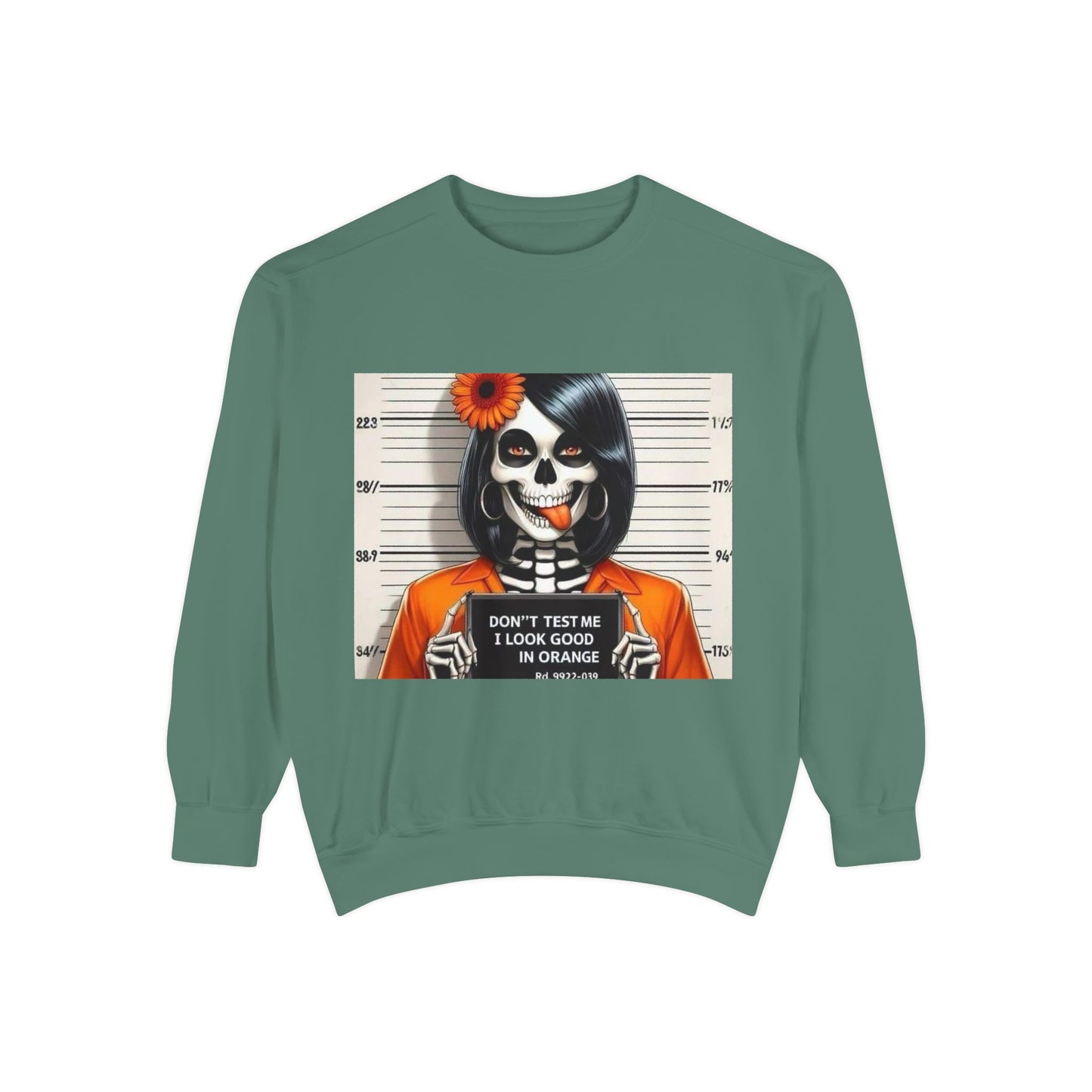 “Too Cool to Be Cold” Funny Sweater Unisex Skull Sweatshirt with Quote | Cozy Halloween Fashion, Gift for Fall Celebrations,