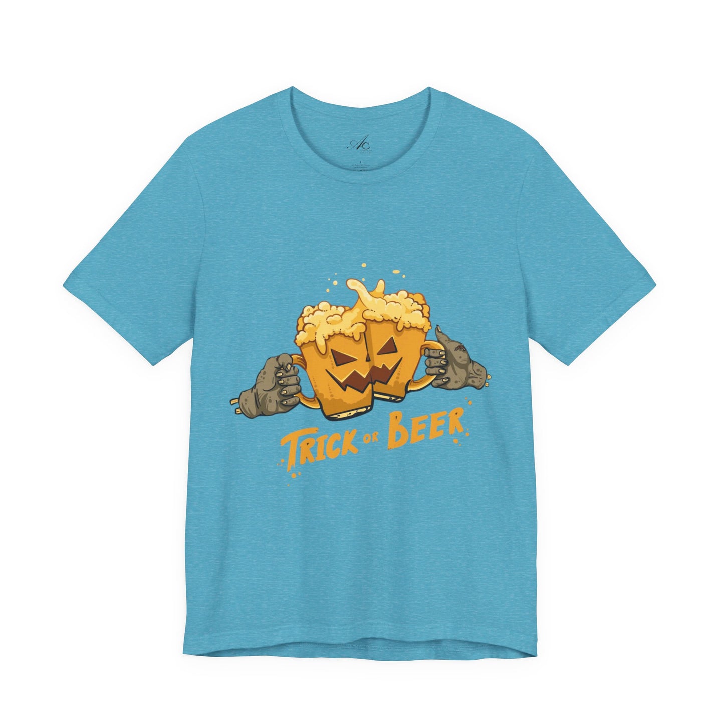 Halloween Beer Tee, Ghostly Fun Shirt, Unisex Graphic T-Shirt, Trick or Treat Apparel, Spooky Celebration Top