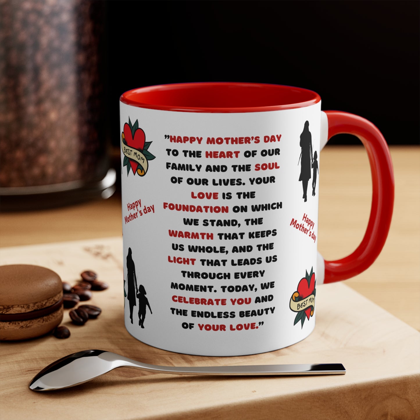 Best Mom Mug Mom Appreciation Mug Loving Mom Gift Accent Mugs