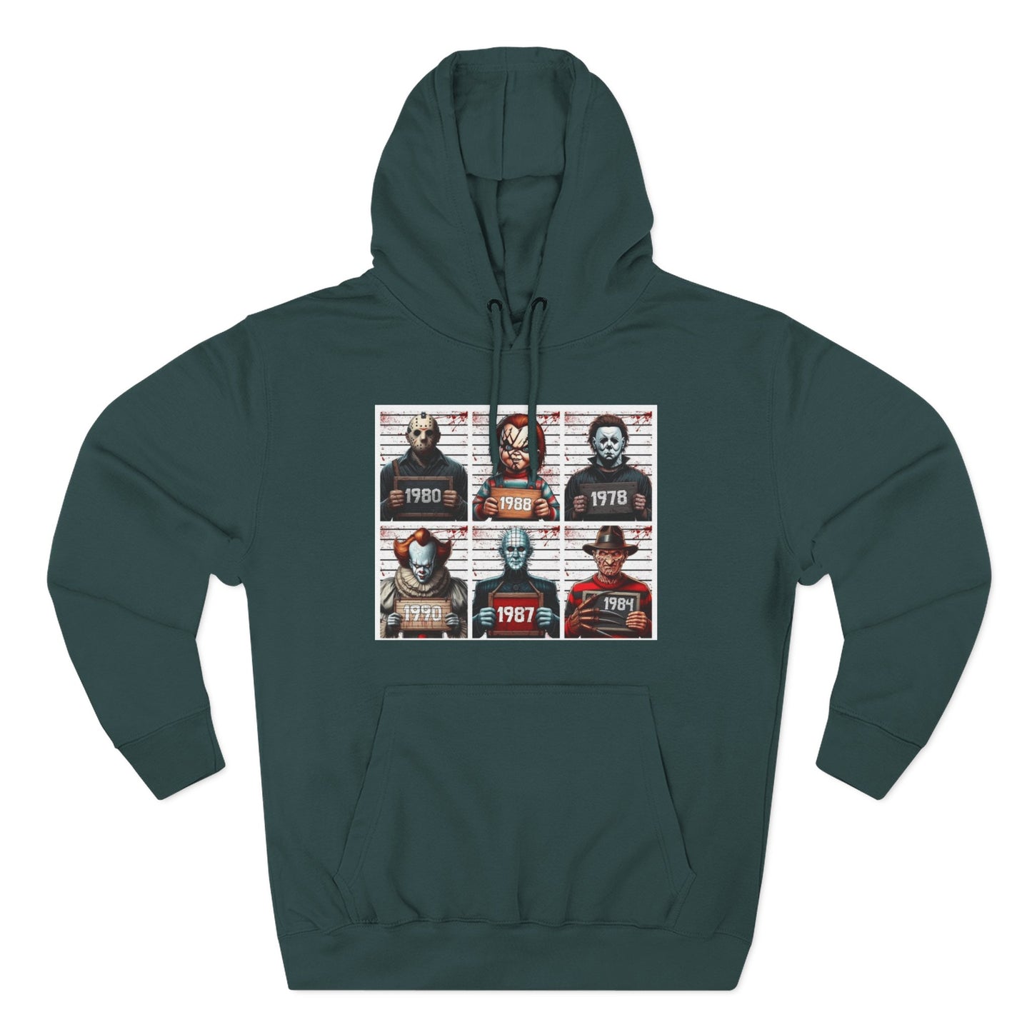 Spooky Vibes Only Halloween Sweater Retro Horror Movie Three-Panel Fleece Hoodie, Halloween Gift, Cozy Sweatshirt, Movie Lover Apparel, Vintage Movie Merchandise