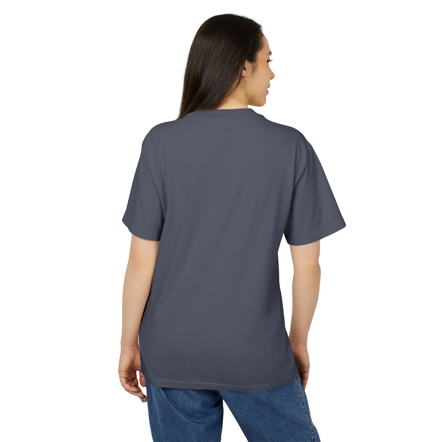 ✨ Let your outfit reflect your inner peace. Unisex Heavy Faded Tee with Whimsical Floral Design, Cute Gift, Casual Wear, Spring Style, Everyday Comfort